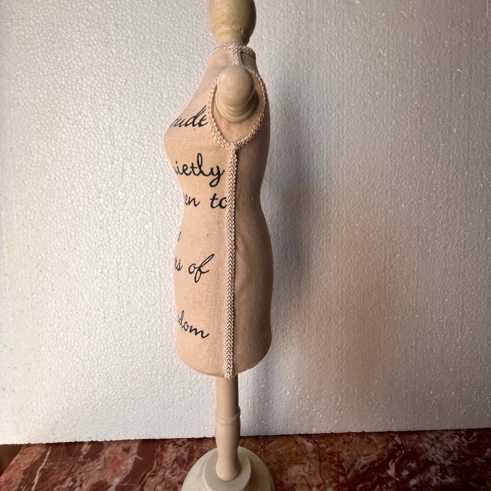Vintage female form jewelry display holder